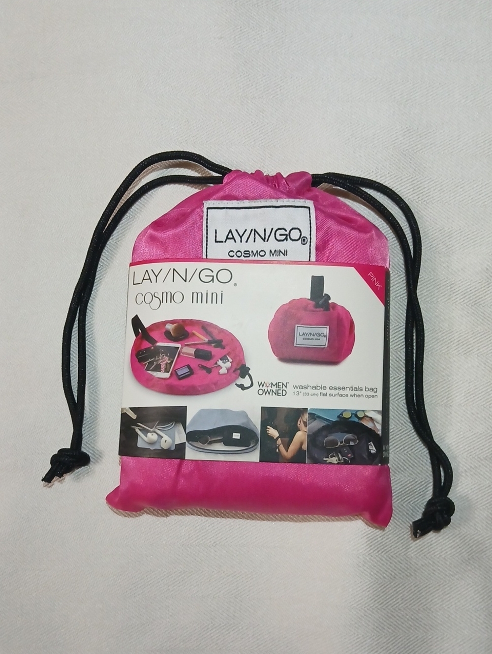 Lay n go Cosmo Mini Washable 13” Pink NWT